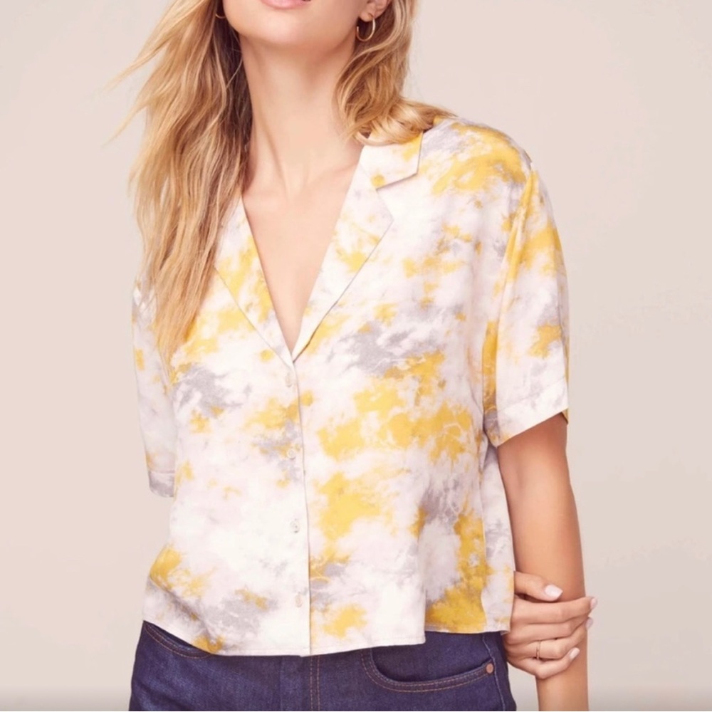 ASTR the Label Juneau Tie Dye Shirt Size L